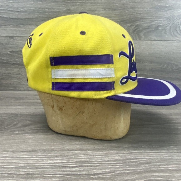 Los Angeles Collectors Edition Seventy Seven Hat Yellow Purple Snapback Cap Hat - Picture 2 of 8